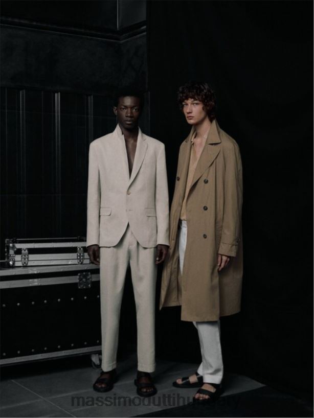 bőr szandál - limitált kiadás barna férfiak NXX8V8764 Massimo Dutti