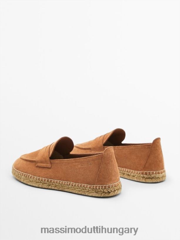 filléres pántos espadrillák őszibarack férfiak NXX8V8770 Massimo Dutti