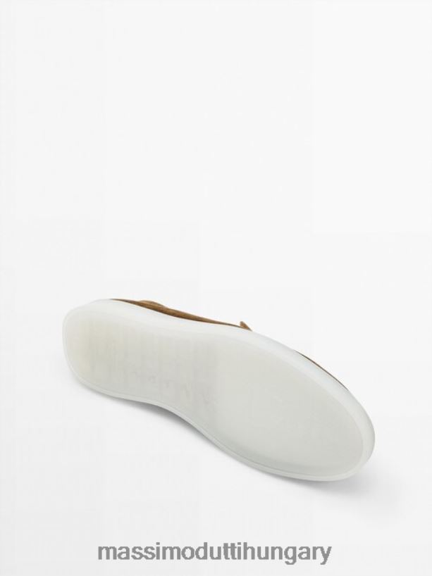 hasított velúr áttetsző talpú naplopók teve férfiak NXX8V8775 Massimo Dutti