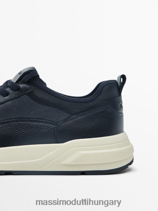 prémium oktatók kék férfiak NXX8V8792 Massimo Dutti