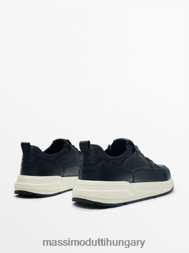 prémium oktatók kék férfiak NXX8V8792 Massimo Dutti