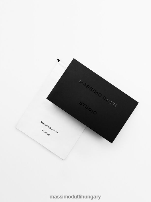 bőr felső szandál lánccal - stúdió Arany nők NXX8V8449 Massimo Dutti