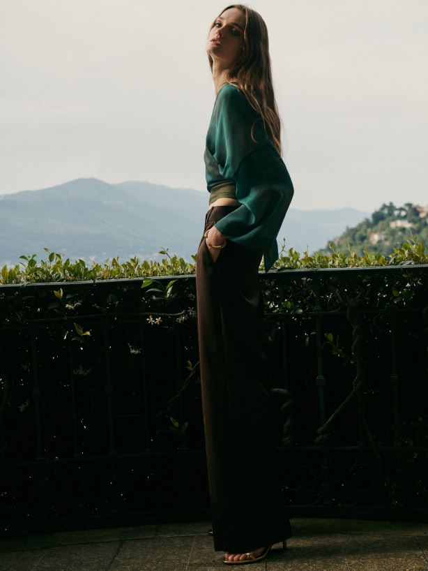 fém pántos sarkú szandál Arany nők NXX8V8411 Massimo Dutti